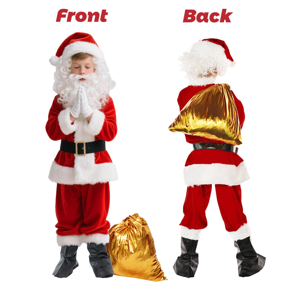 UDYR Santa boot covers help finish the transformation.