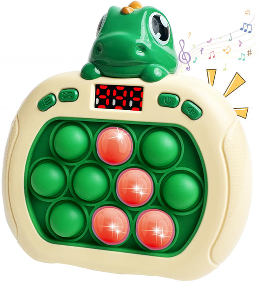 Ueghz dinosaur quick push pop game for engaging sensory play and fine motor focus.