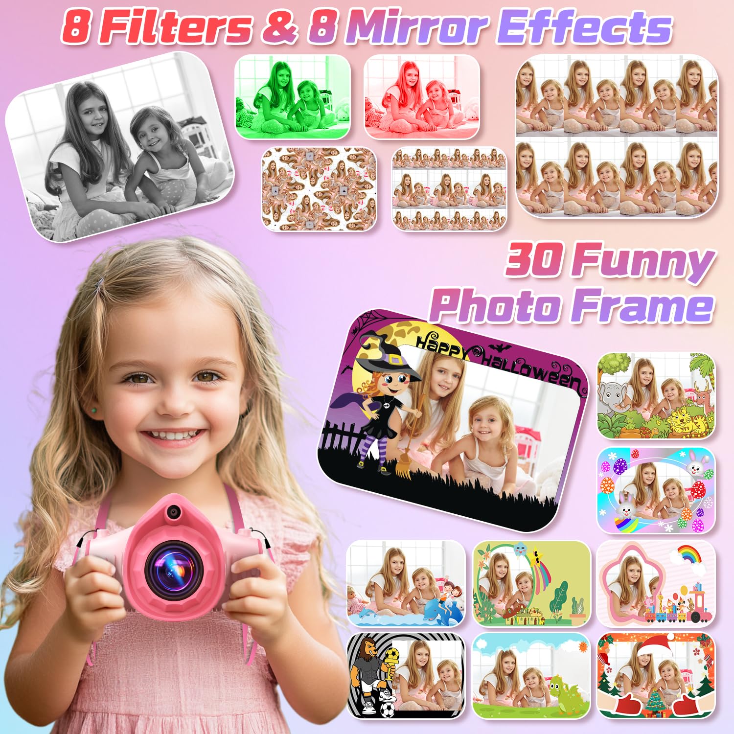 Uffylle 32GB SD card included ensures ample memory for moments.