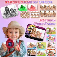 Uffylle anti-blue-light display protects young eyes during screen time.