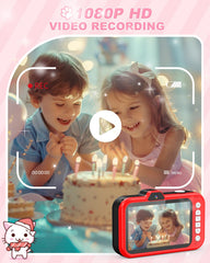 Uffylle Kids Camera dual lenses enabling simple selfies and creative shots