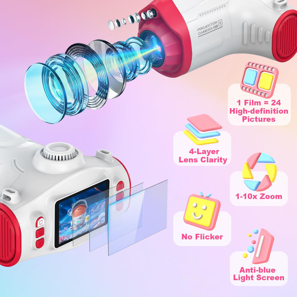Uffylle Kids Camera invites shared viewing and family creativity during movie nights.