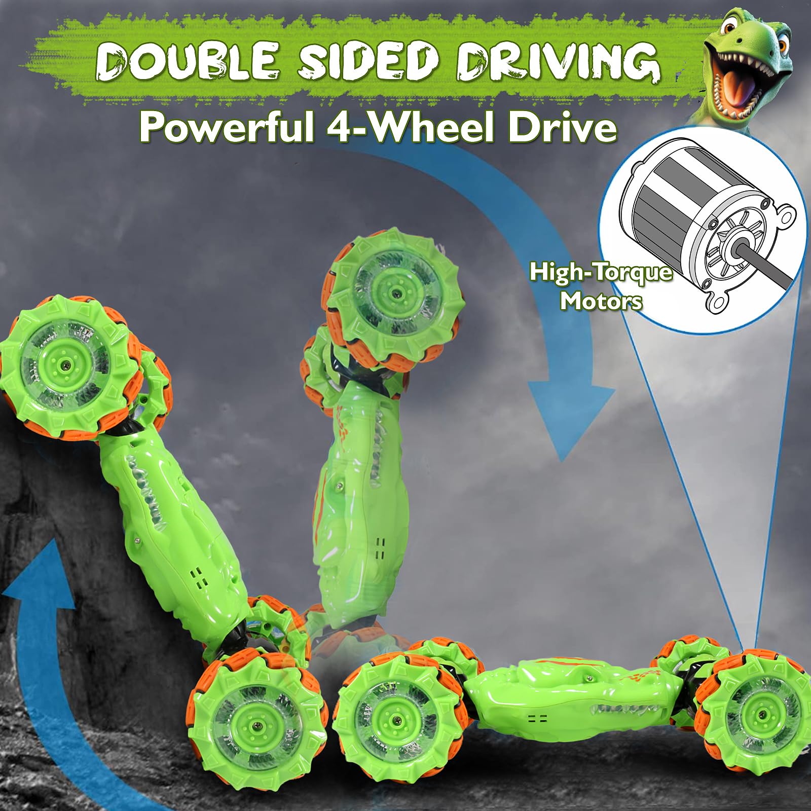 Ufilni dual-sided driving allows driving on either side without stopping.