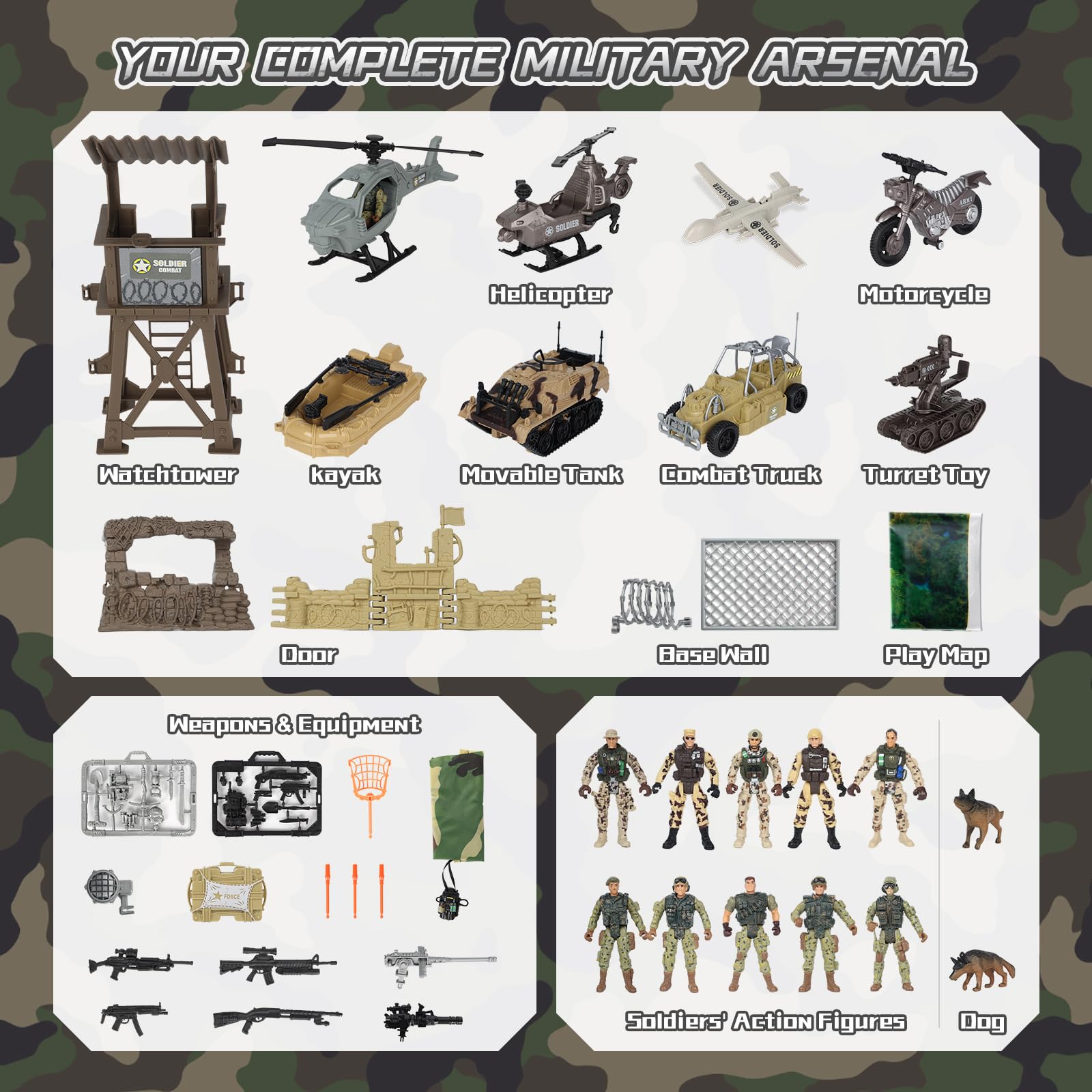 UFLJPKS army toys tank enables realistic ground battles with durable construction.