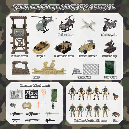 UFLJPKS army toys tank enables realistic ground battles with durable construction.