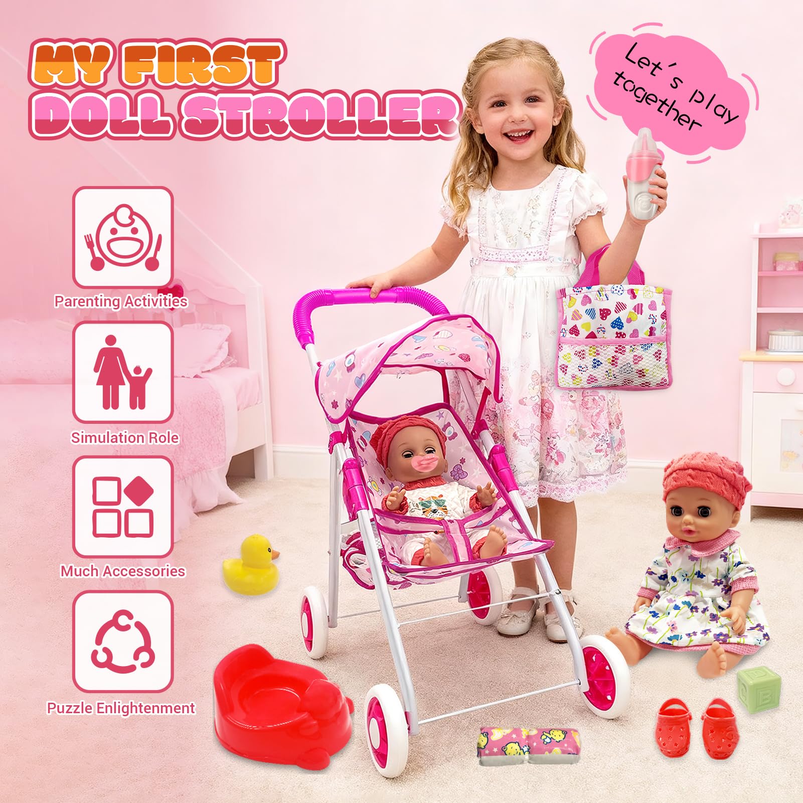 UFLJPKS complete accessories set inspires screen-free imaginative play.