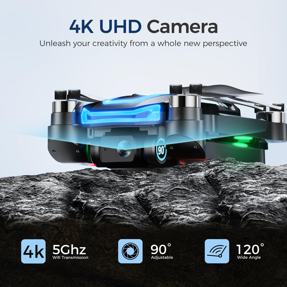 UFLYTOO LA remote controller with built-in 4.5-inch screen for live view
