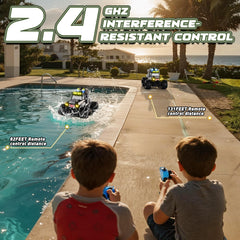 UFOLED dual-battery setup extends playtime beyond one hour.