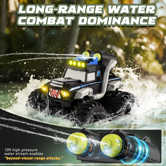 UFOLED RC car featuring 2.4 GHz remote for responsive long-range control.