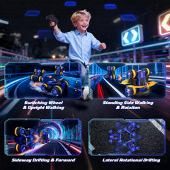 UFOLED RC car with dual 1200mAh batteries for longer play sessions