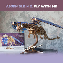 UGEARS Windstorm Dragon 320-piece kit challenges seasoned builders