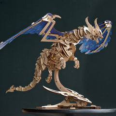 UGEARS Windstorm Dragon hanging option creates striking home decor