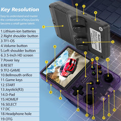 ugtenversi retro handheld console portable use for on-the-go gaming