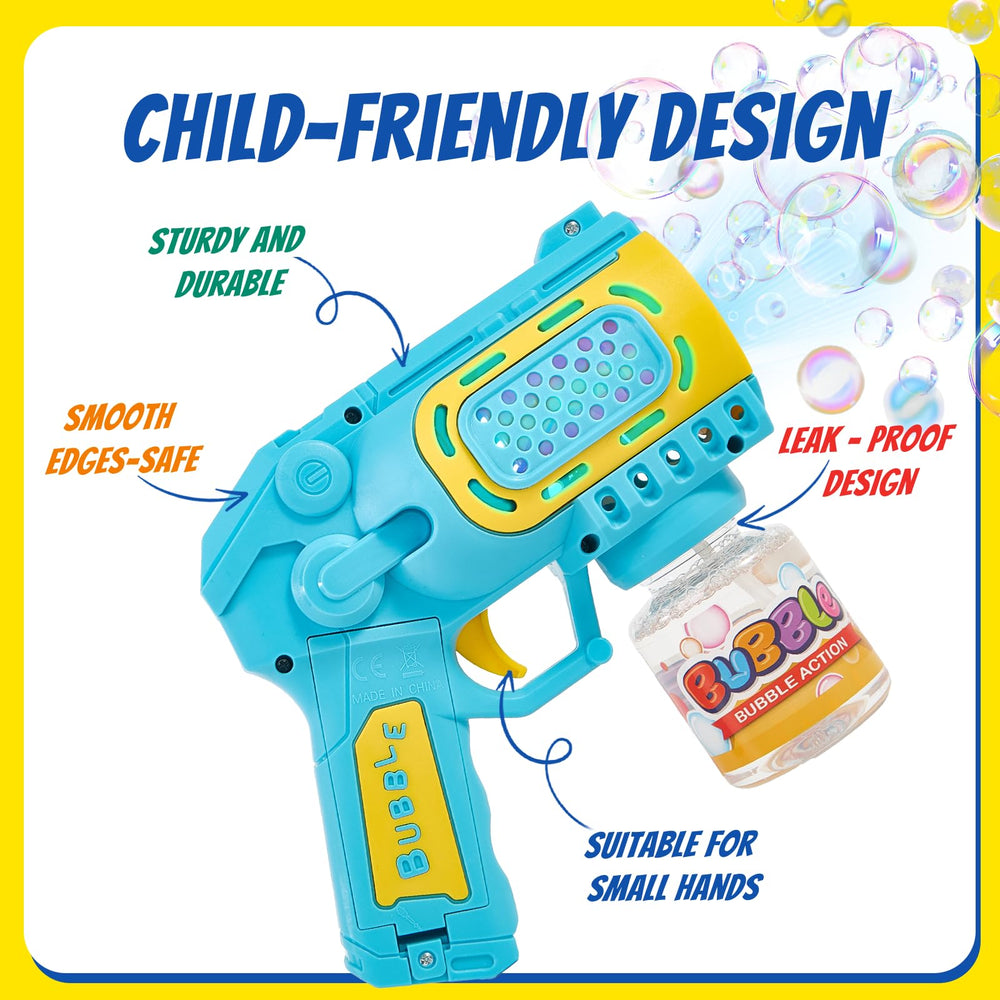 Lightweight kid friendly handle fits small hands comfortably