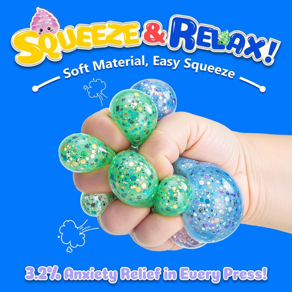 UGYWI poop prank squishy in green helps focus with a quick squeeze.