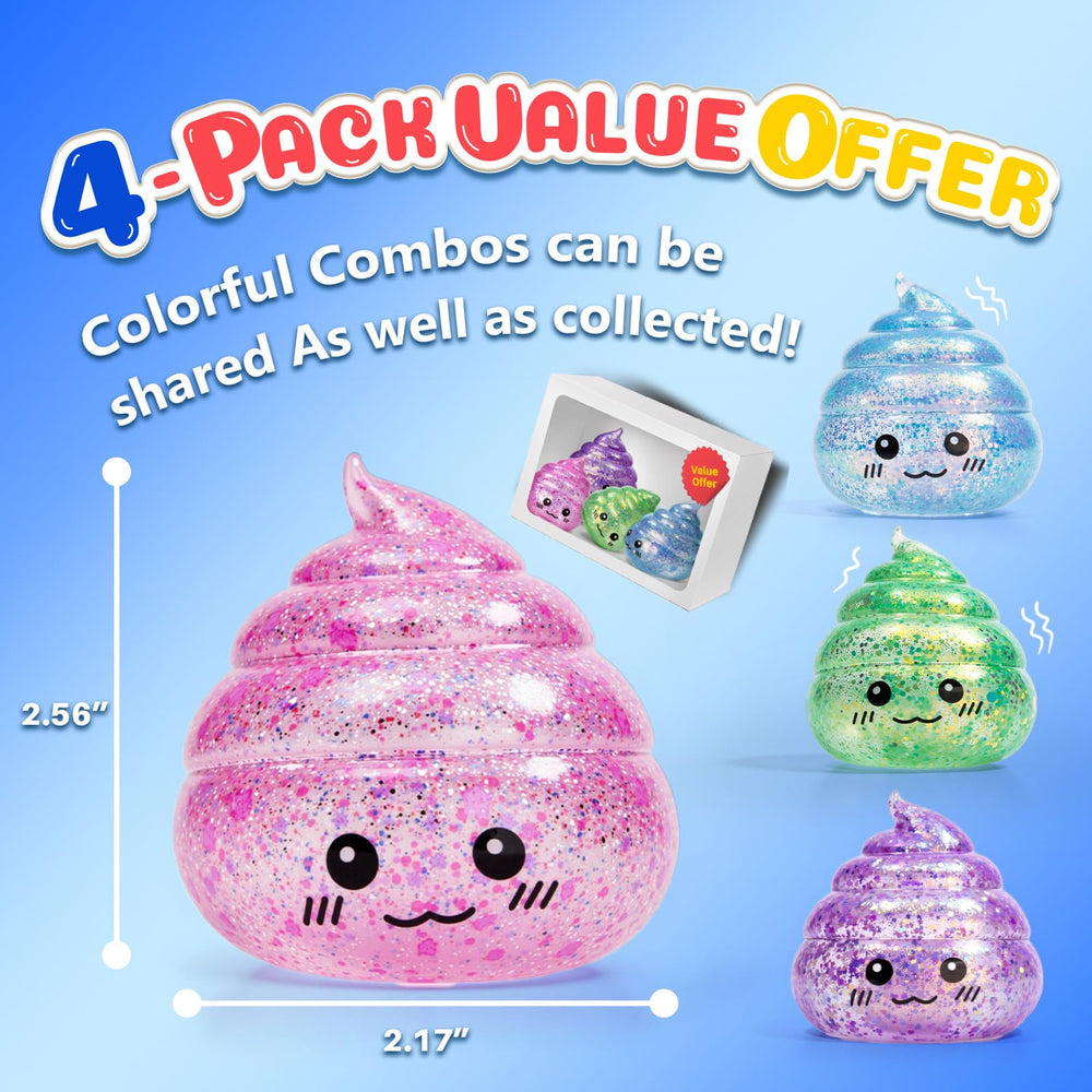 UGYWI poop prank squishy in purple appeals to collectors and prank lovers.