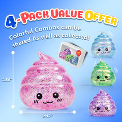 UGYWI poop prank squishy in purple appeals to collectors and prank lovers.