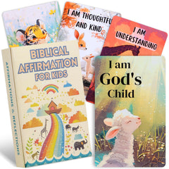 UHillMinerva affirmation cards for kids with God's Love theme and engaging visuals.