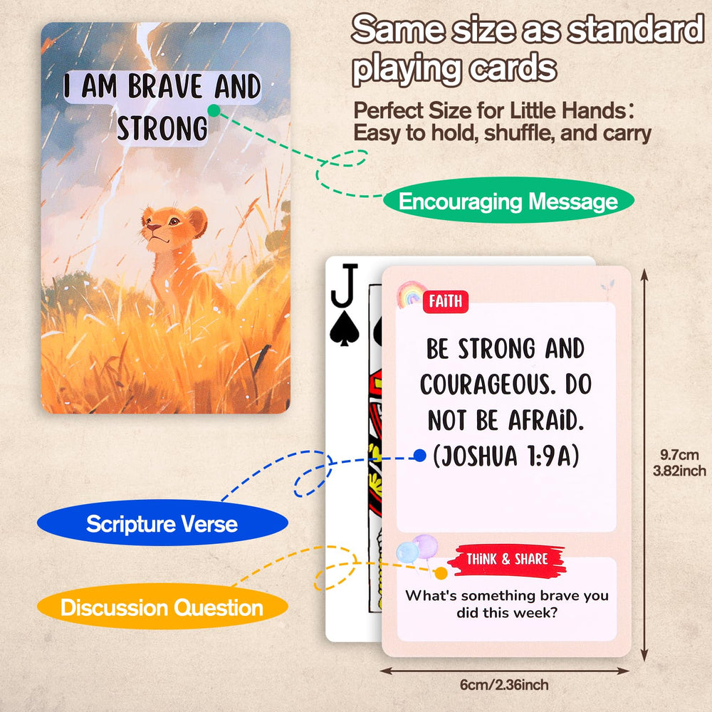 UHillMinerva cards with family discussion prompts for meaningful devotions.