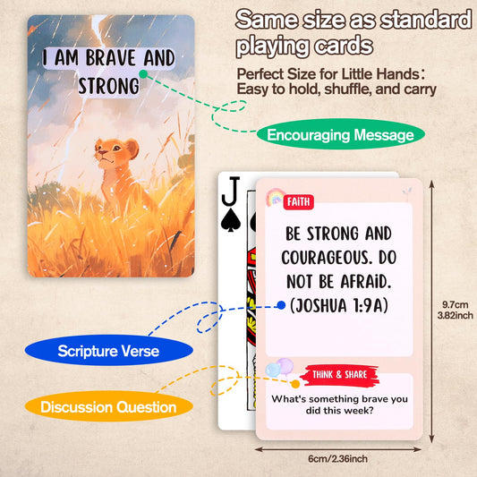 UHillMinerva cards with family discussion prompts for meaningful devotions.