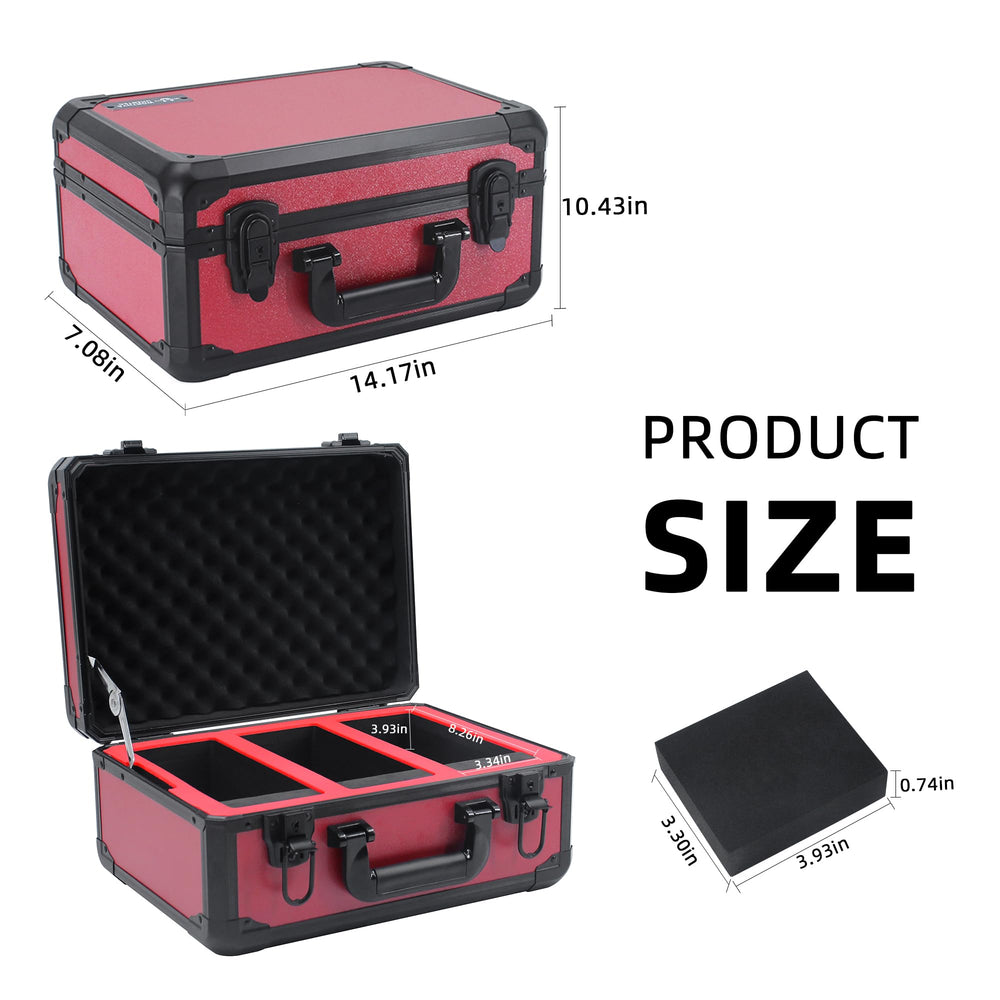 UHZBTEC case with reinforced corners and travel-ready hardware