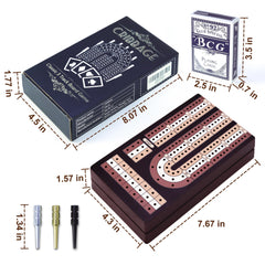 Uibyriy folding cribbage board with travel-friendly design for easy transport.