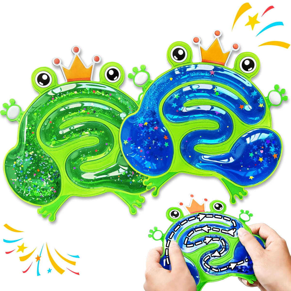 UIIOPJIOM squishy leap frog pads provide calming tactile play for kids.