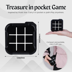 uimomn compact tic-tac-toe playfield highlights quick, satisfying button presses