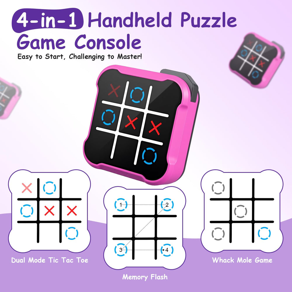 Uimomn Tic Tac Toe 4-in-1 memory flash mode in action boosts focus and quick recall.