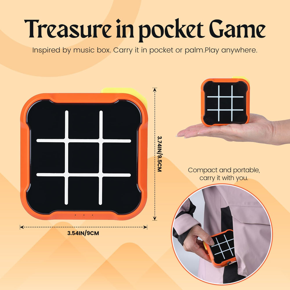uimomn orange side view shows portable handheld design