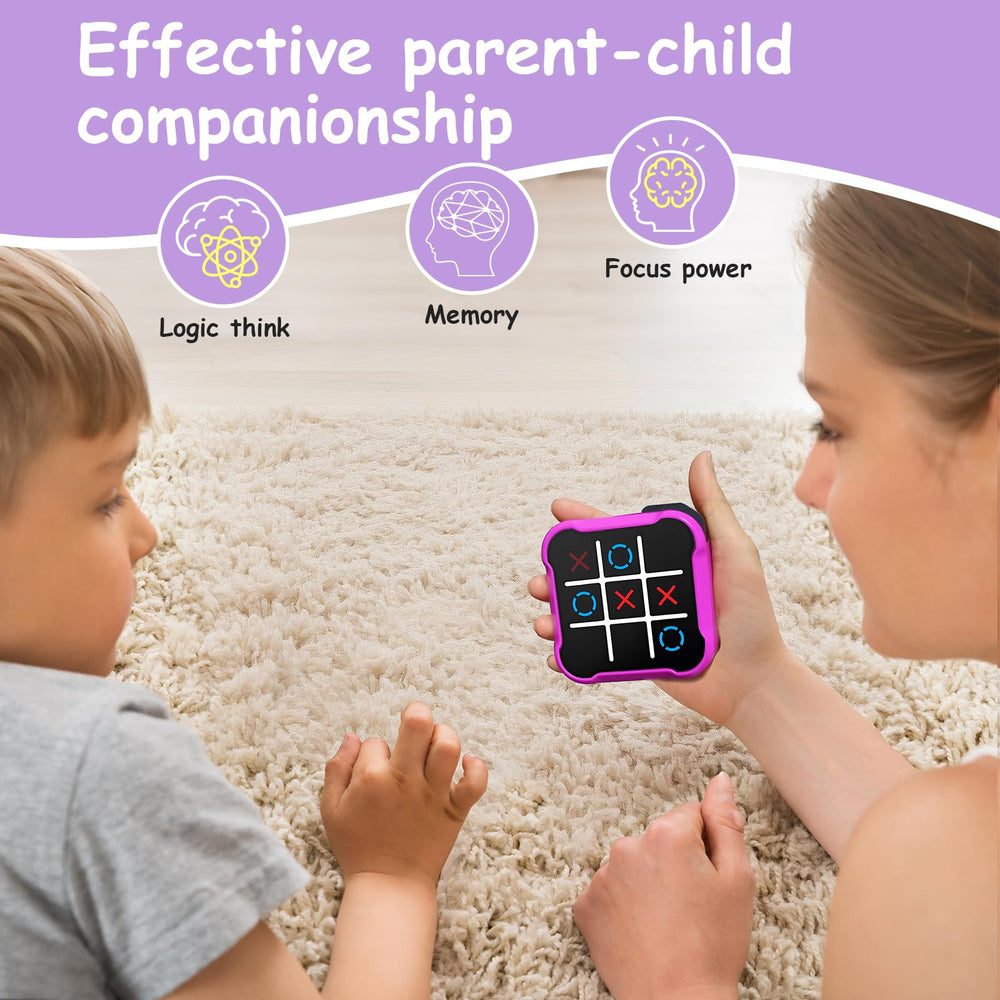 Uimomn Tic Tac Toe 4-in-1 compact portable design for easy travel or classroom use.