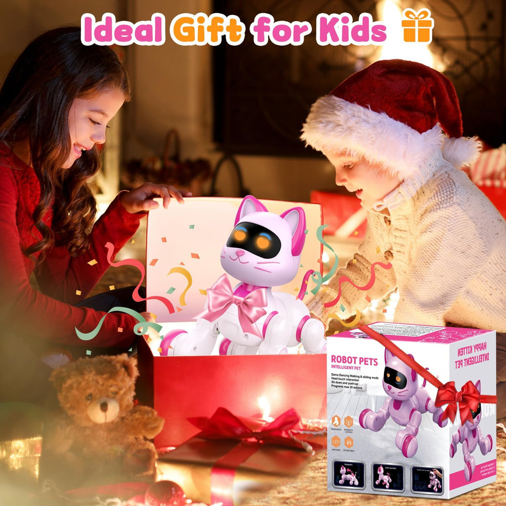Uiopy Robot Cat supports imaginative play for kids aged four to nine.