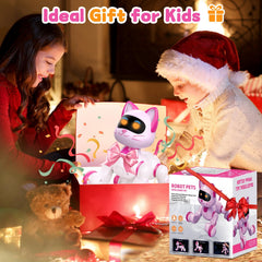 Uiopy Robot Cat supports imaginative play for kids aged four to nine.