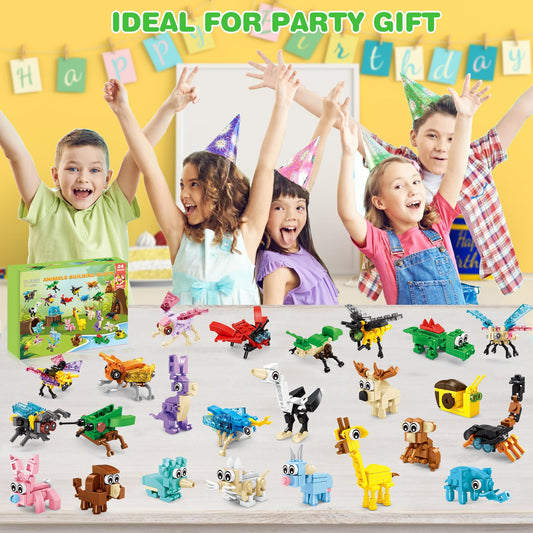 Uiqozok animal-models-72-pcs: mini blocks transform into fun creatures for imaginative play.