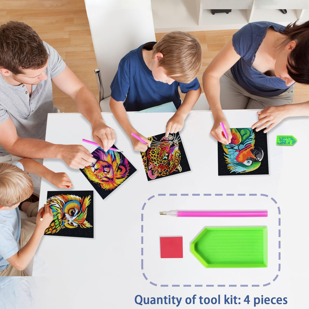 UiSdfuy Diamond Art Kit Parrot Canvas inspires artistic play and color use