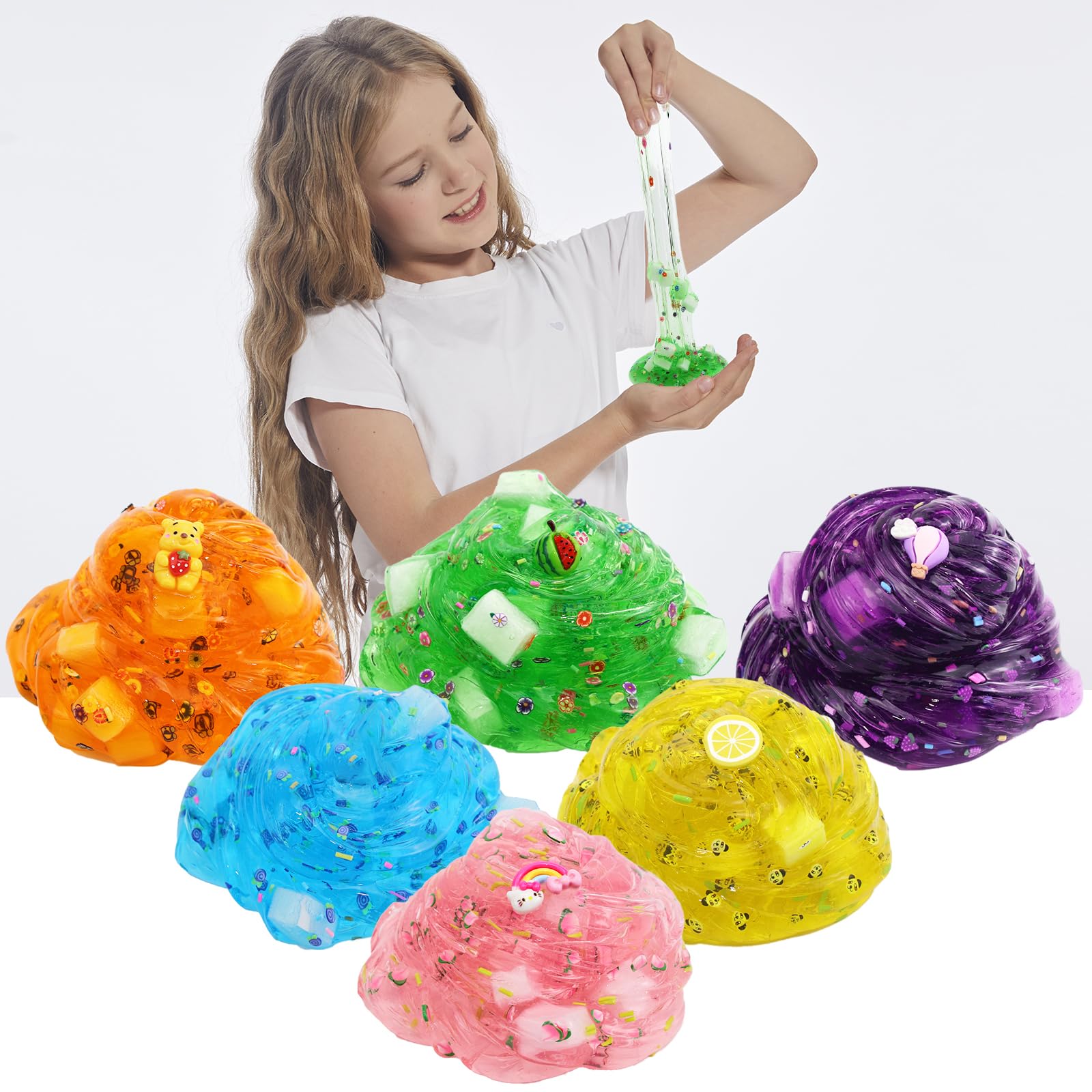 UIVIEHIR scented slime soft-touch texture for sensory play.