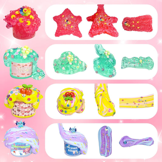 UIVIEHIR Universe theme slime container sparks imagination during playtime.