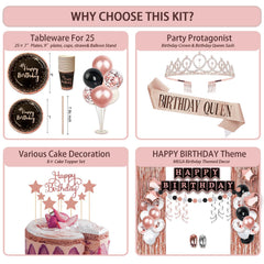 UJoyant cake topper creates a warm focal point and a celebratory mood.