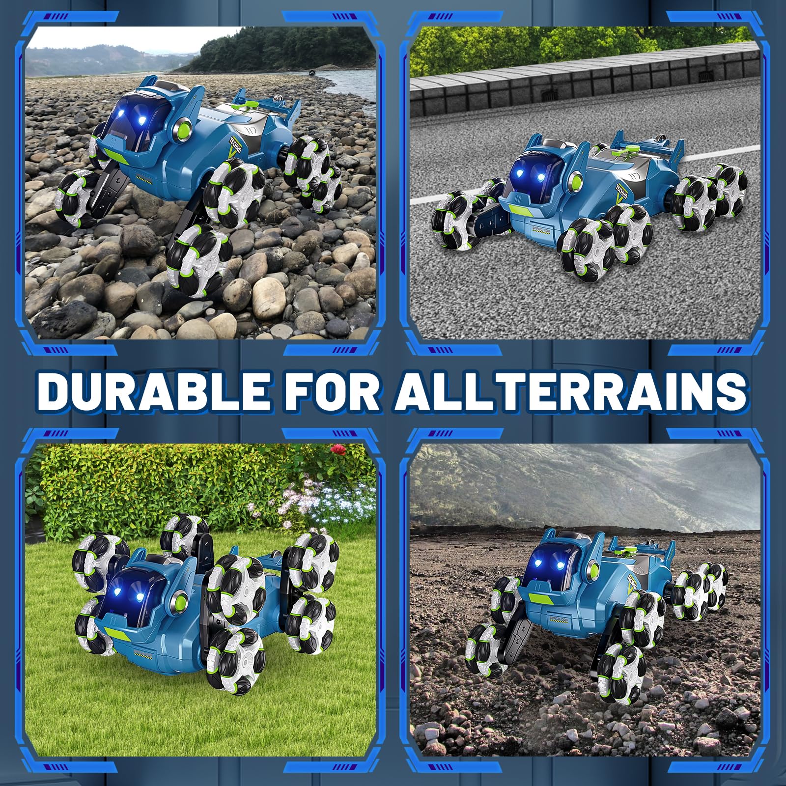 UJROQI RC stunt car makes a great gift idea for kids.