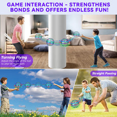 Uladis Flying Orb Ball boomerang flight mode for engaging returns.