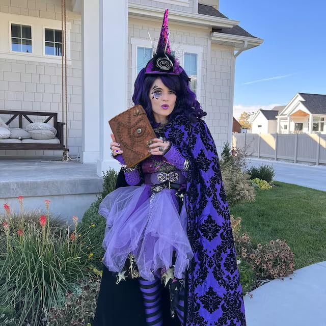 ULCH Halloween decor scene featuring the spellbook as a spooky focal prop