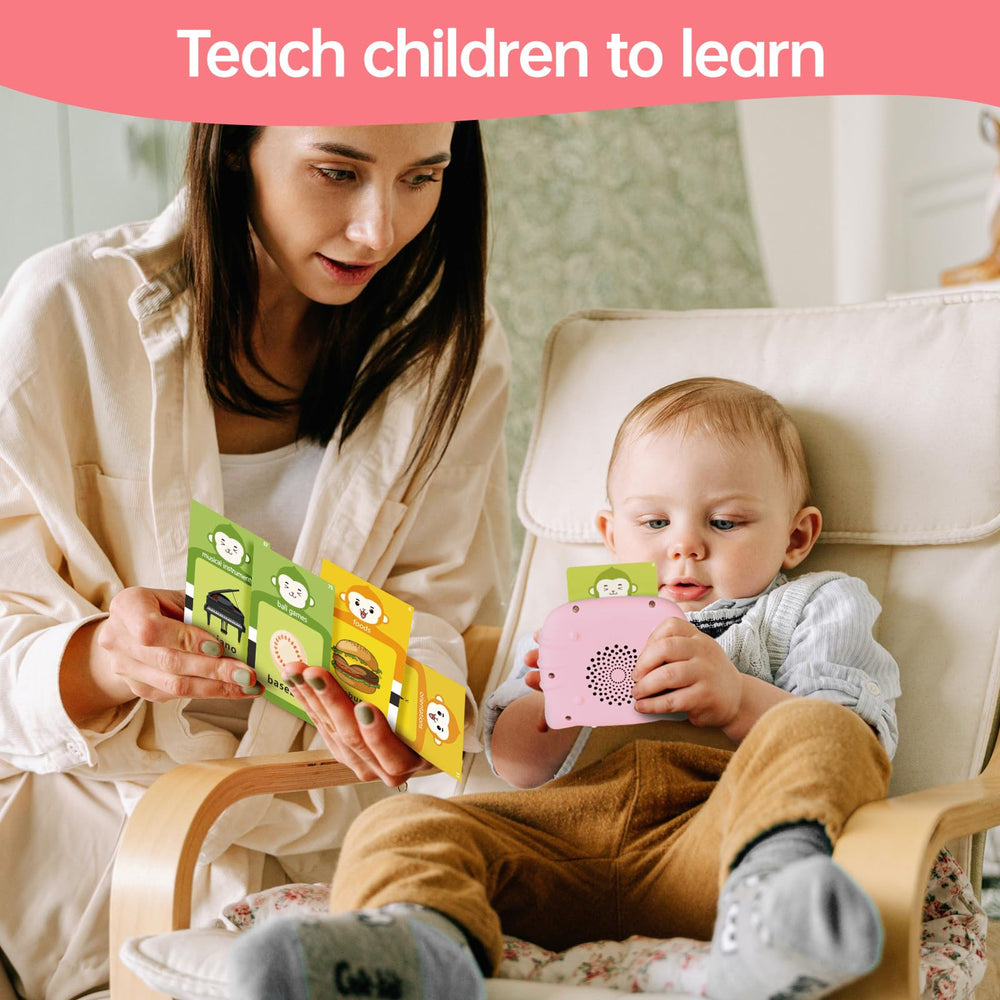 U-LEARNER cat-shaped reader makes learning playful and easy for tiny hands.
