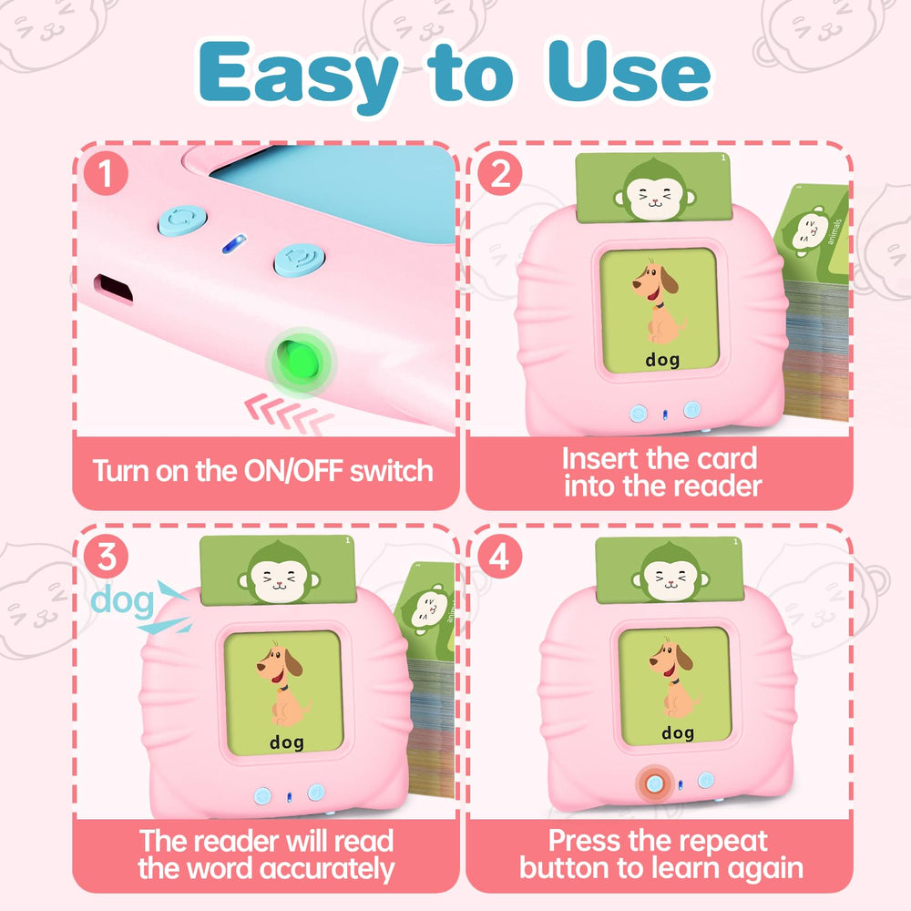 U-LEARNER cards include daily necessities and foods for practical language practice.