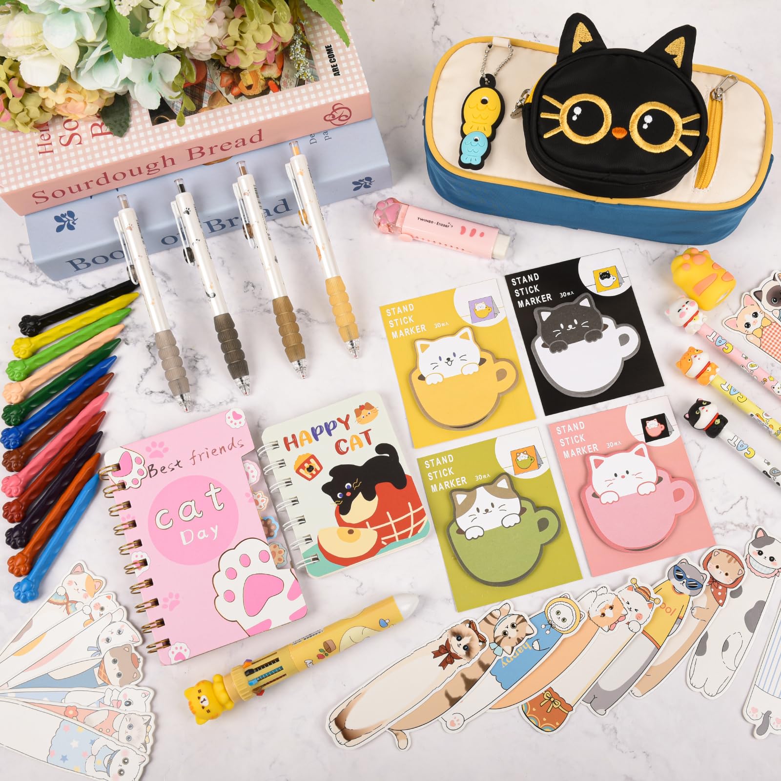 Ulema cat gel pens smooth flow for vibrant writing