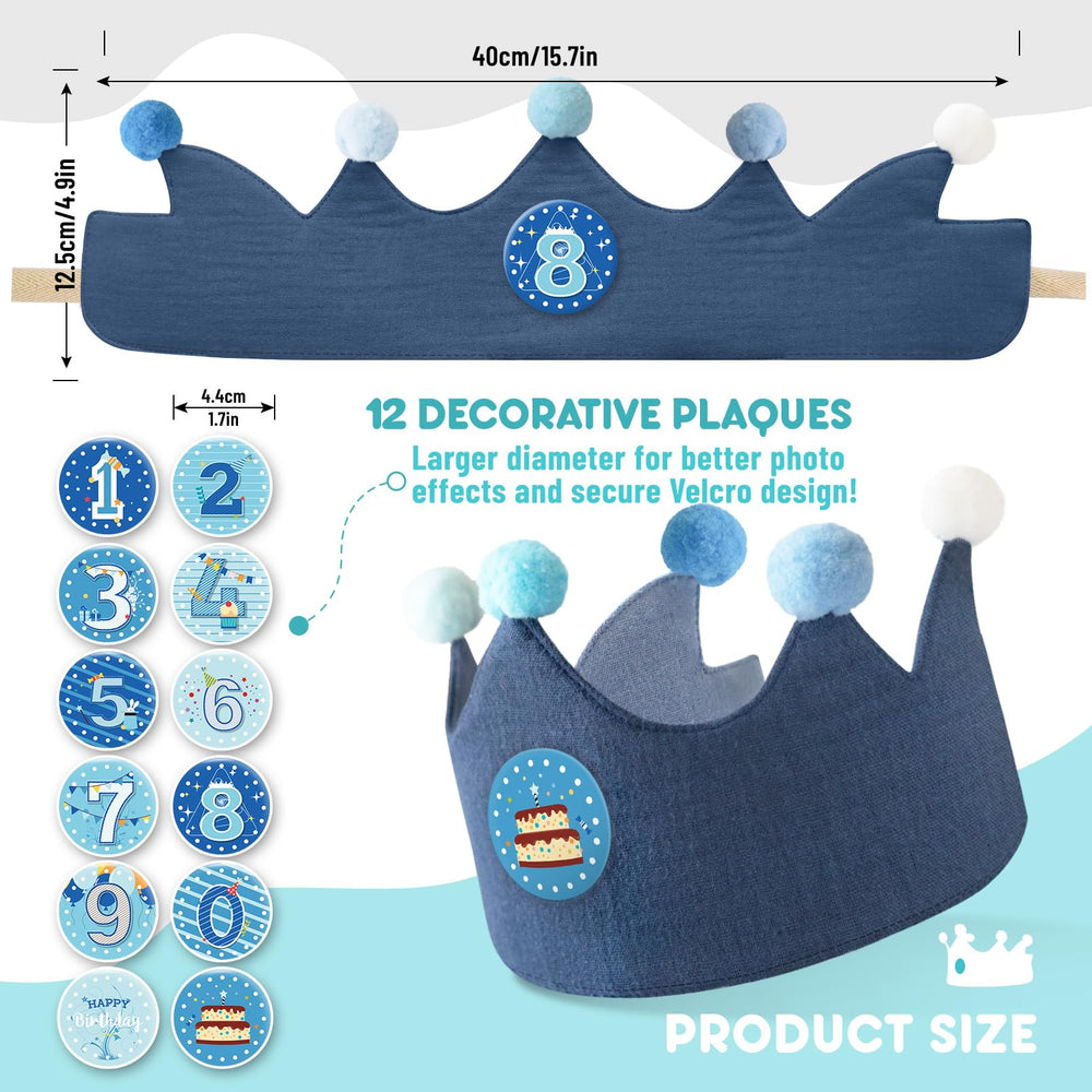 Ulibanner crown adjustable strap ensures comfy fit for toddlers