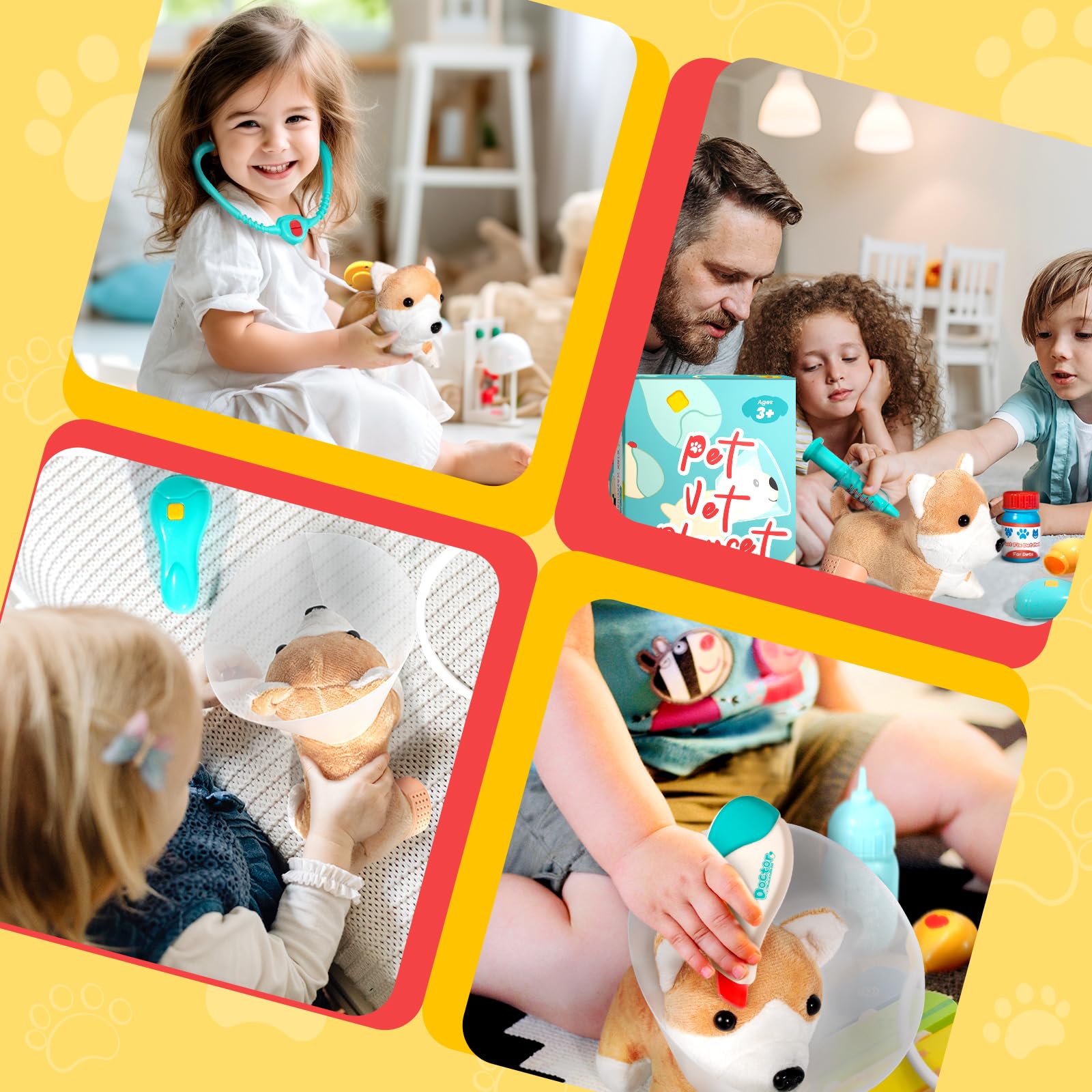 ULOVEME Doctor Kit syringe pressable toy enhances hands-on care scenarios