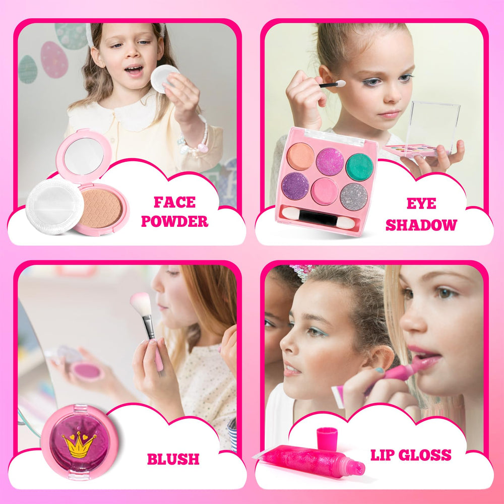 ULOVEME girls playing with makeup, creative social play with friends