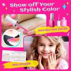 ULOVEME Kids Makeup Brush Set supports learning makeup skills with kid-safe tools.