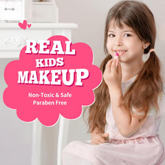 ULOVEME Kids Makeup Kit rainbow coin purse adds playful storage and gift-ready detail