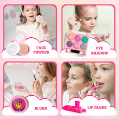 ULOVEME Kids Makeup Kit safe non-toxic formula reassures parents during playtime